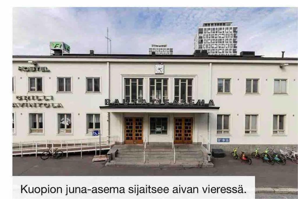 Apartment Near The Train Station, Free Parking &Netflix Kuopio Eksteriør billede